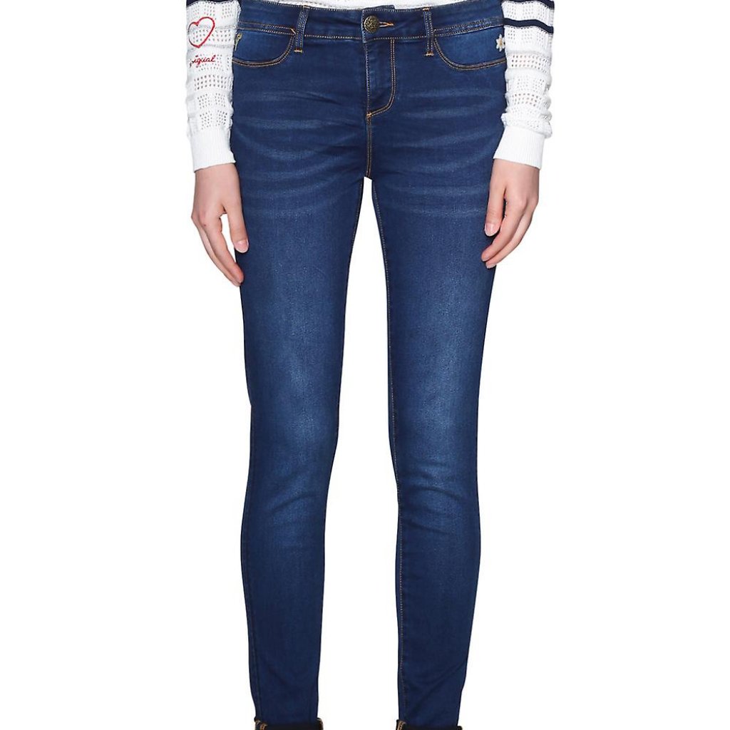 Desigual Irati Slim Cut Basic Denim Jeans